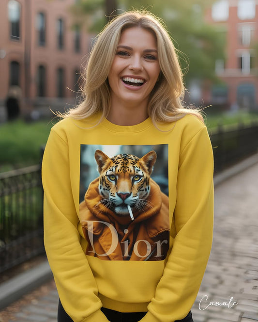 Sweatshirt D Feline - Camale