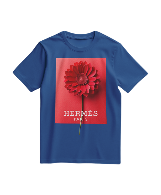 T-shirt Red Bloom Paris