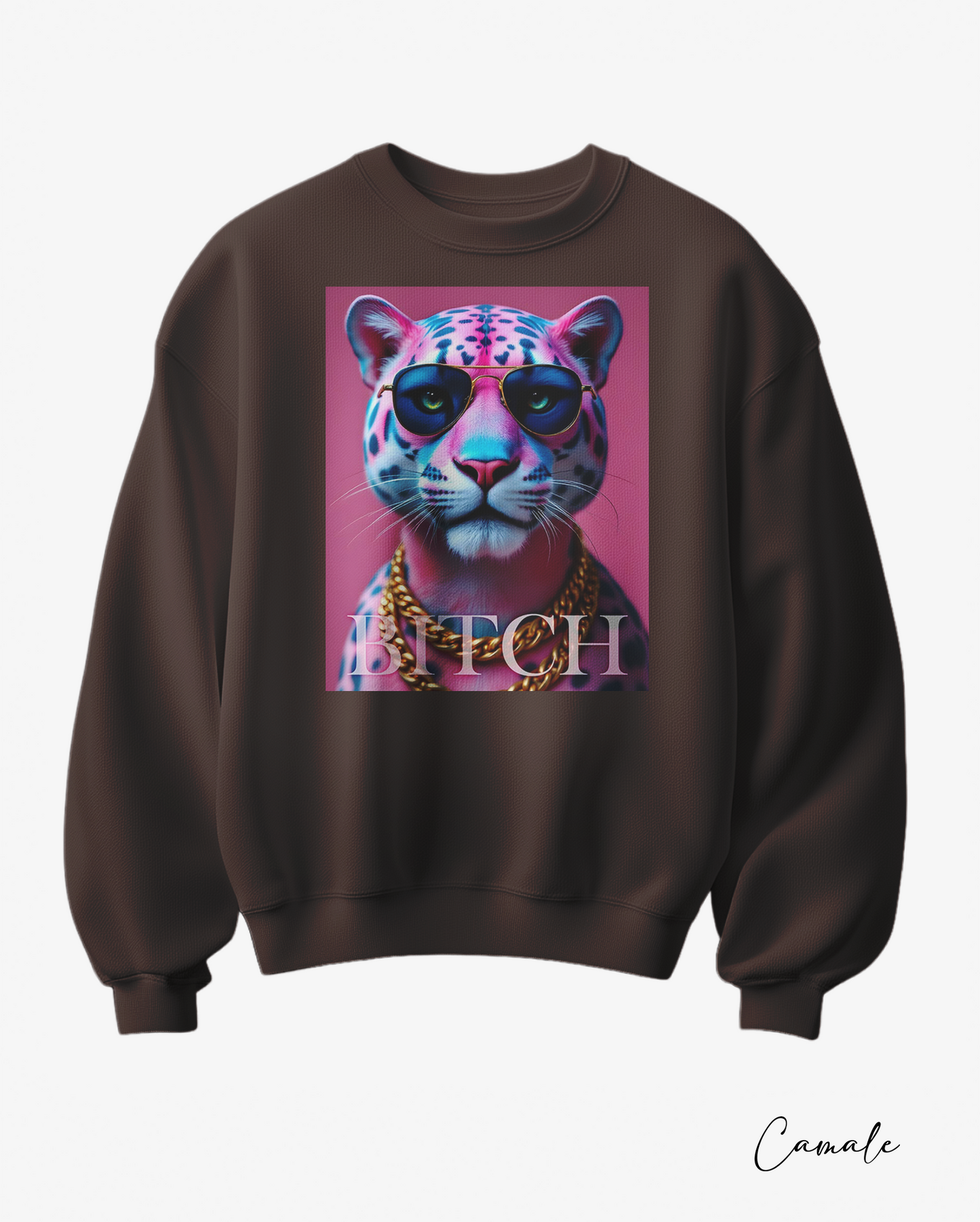 Sweatshirt B leopard - Camale