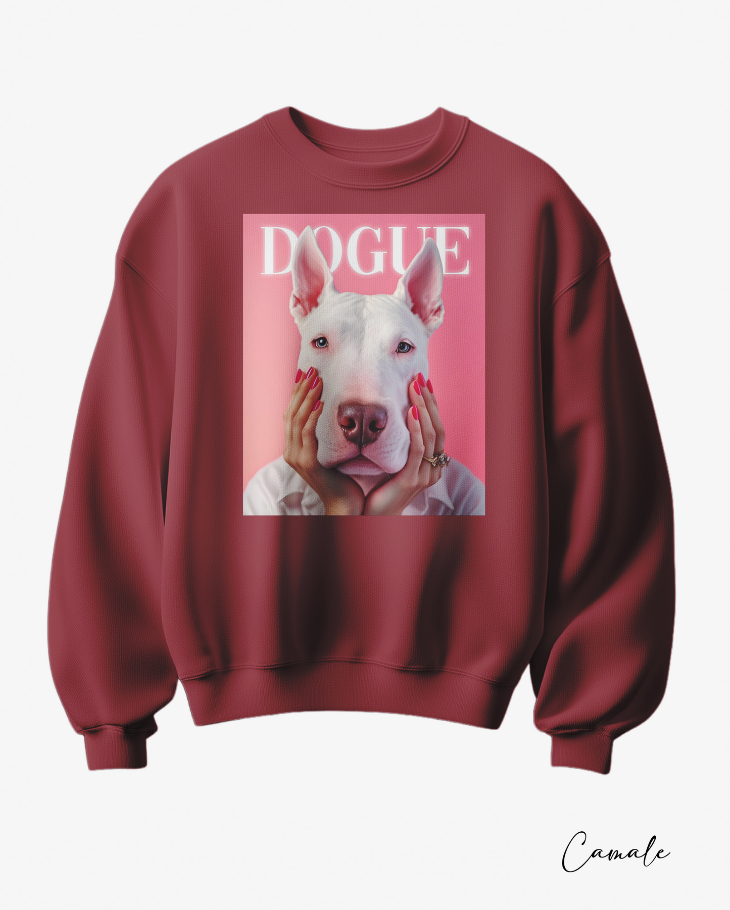 Sweatshirt White Dogue - Camale
