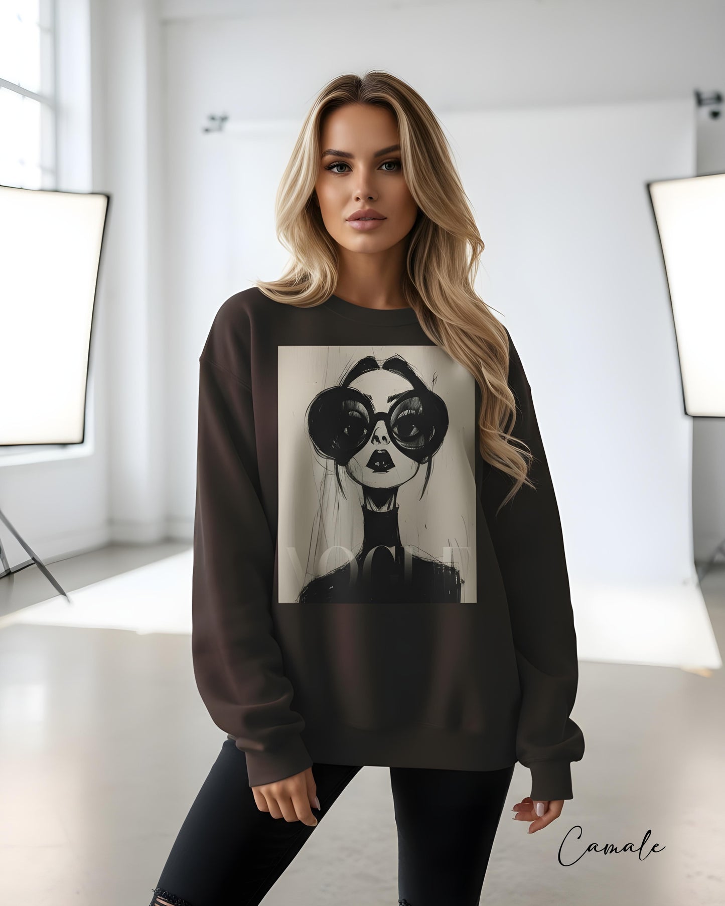 Sweatshirt Beauty V - Camale