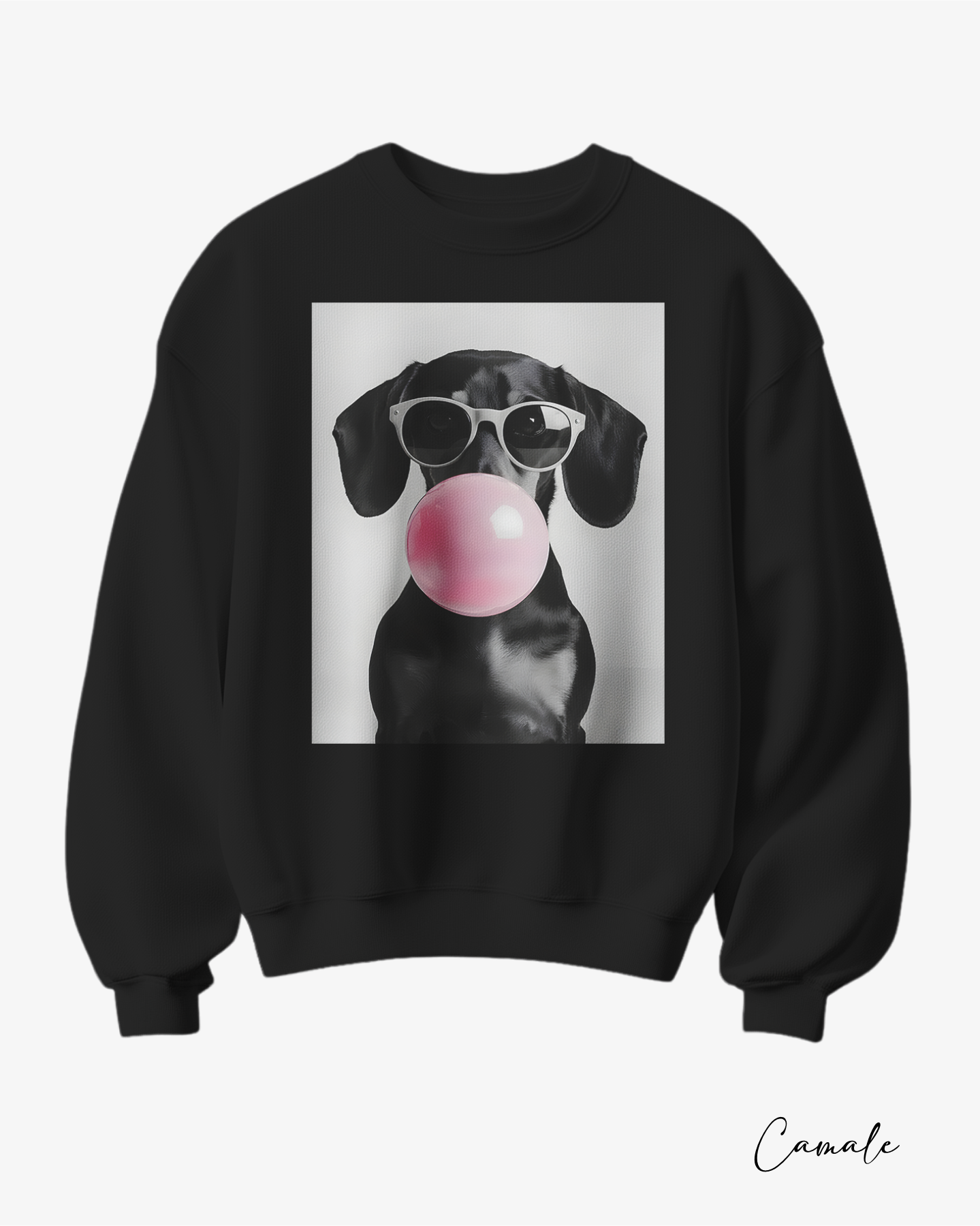 Sweatshirt Bubble Dachshund - Camale