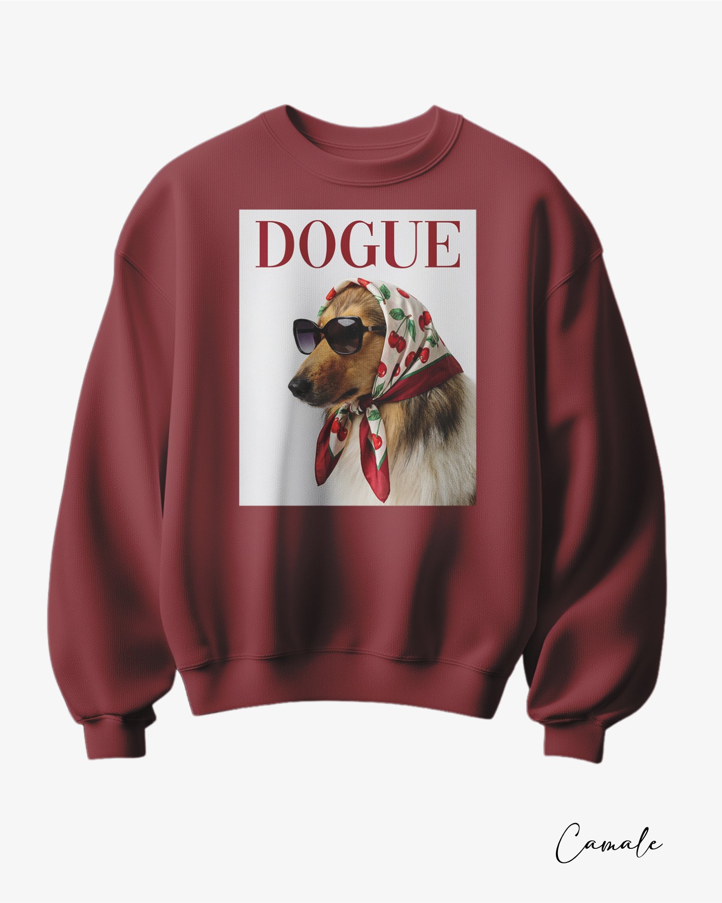 Sweatshirt Dogue cherry - Camale