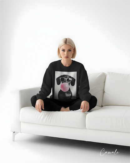 Sweatshirt Bubble Dachshund - Camale