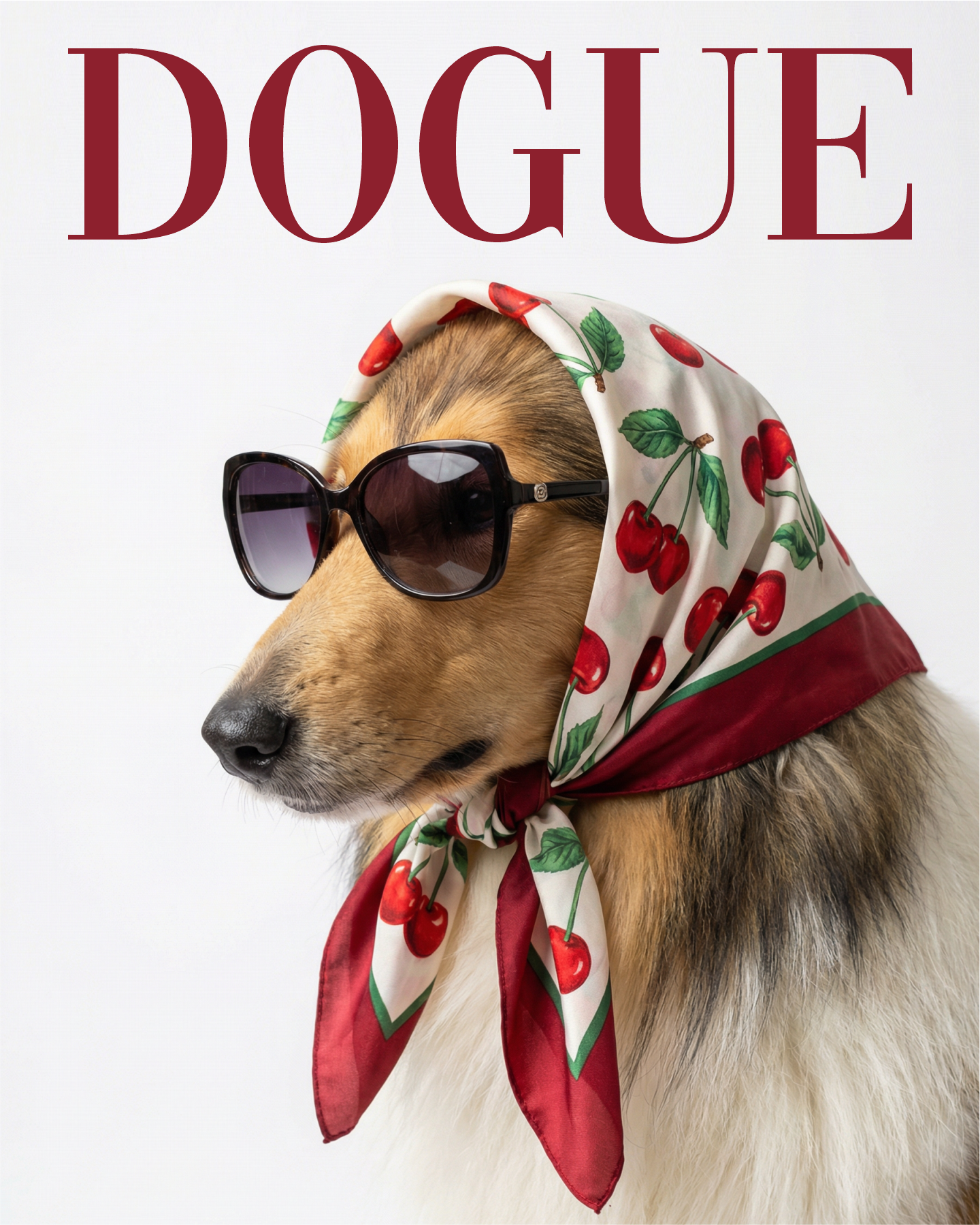 Sweatshirt Dogue cherry - Camale