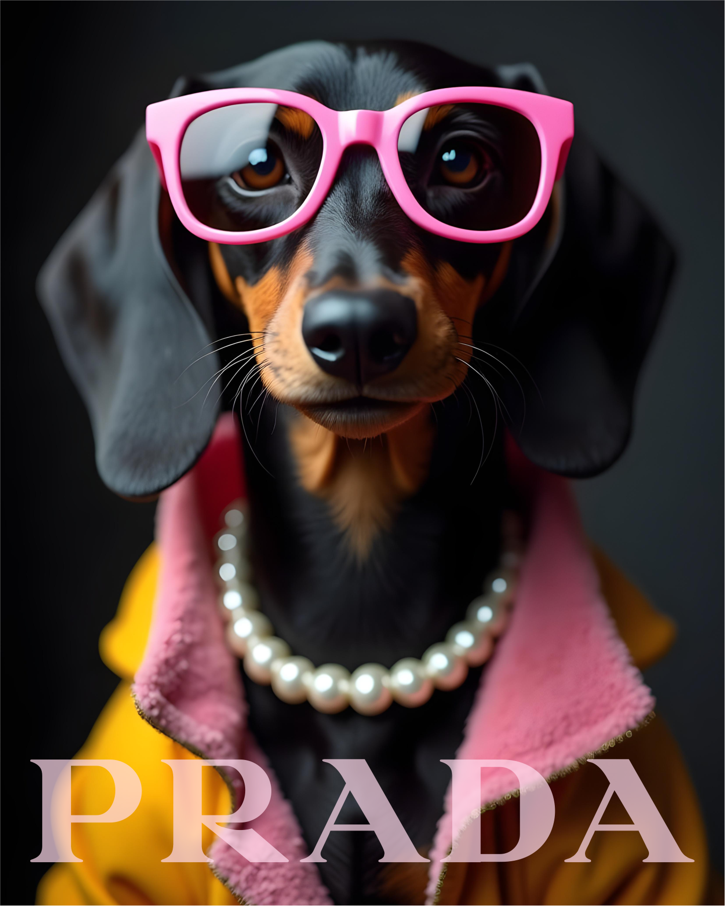Sweatshirt Dachshund Prada - Camale