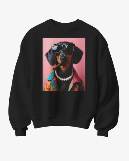 Sweatshirt Smoking dachshund - Camale
