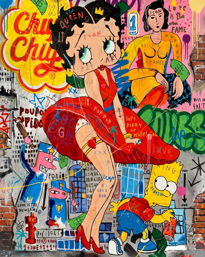 T-shirt Betty Pop Mashup
