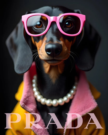 T-shirt Pearl Dachshund