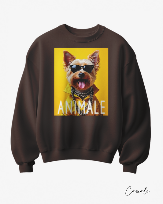 Sweatshirt York Animale - Camale