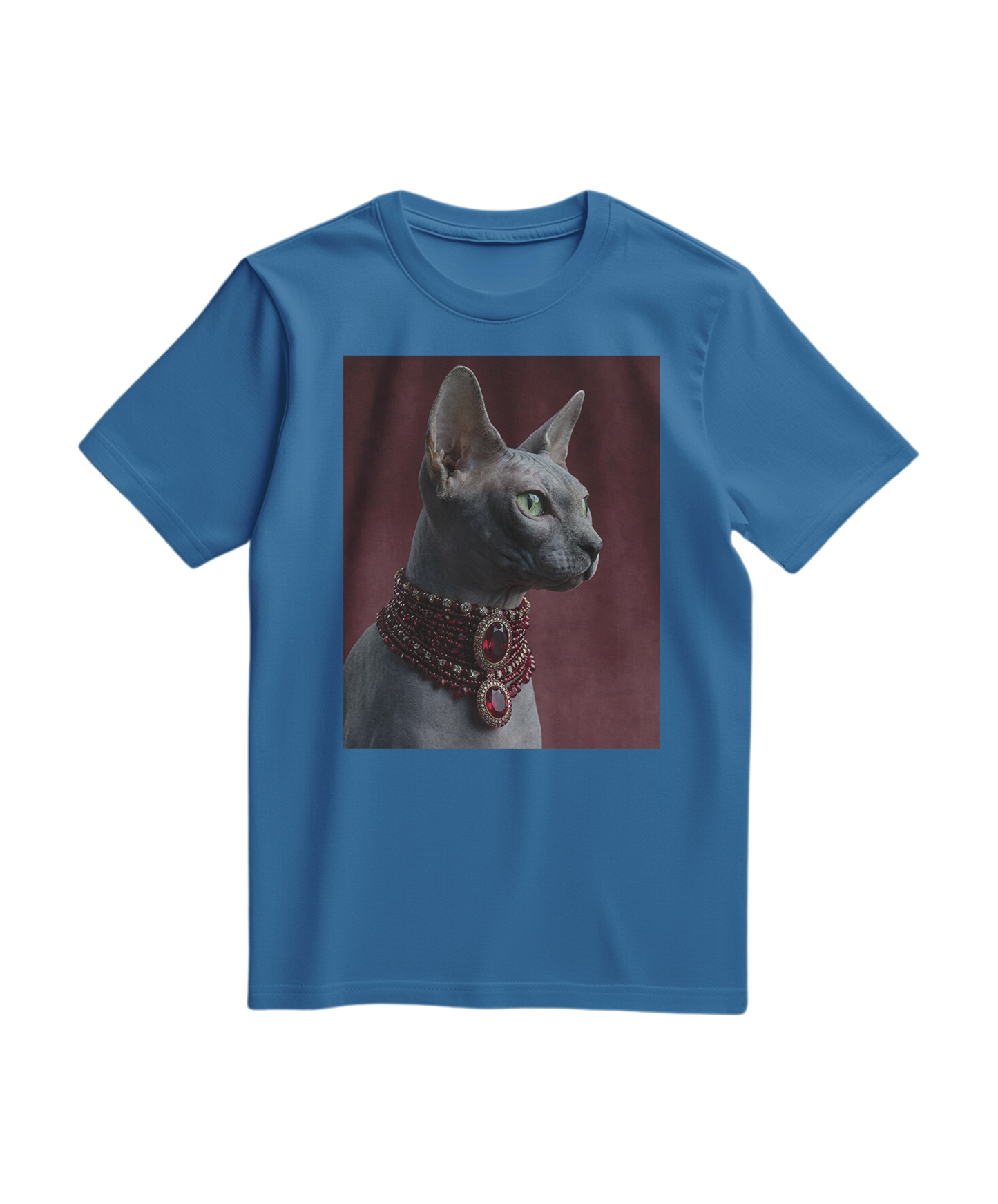 Camalestore T-shirt Emerald Muse Elite azul claro, com design confortável e tecido macio, ideal para looks casuais.