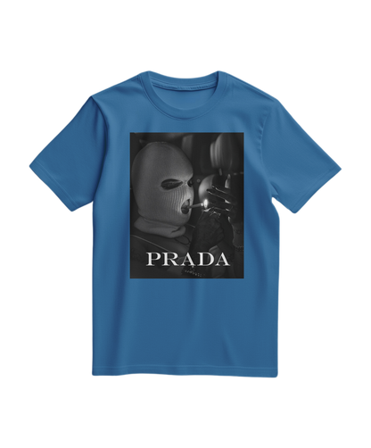 Camiseta Urban Rebel da Camalestore em azul royal claro, com design moderno e confortável, vista frontal do produto.