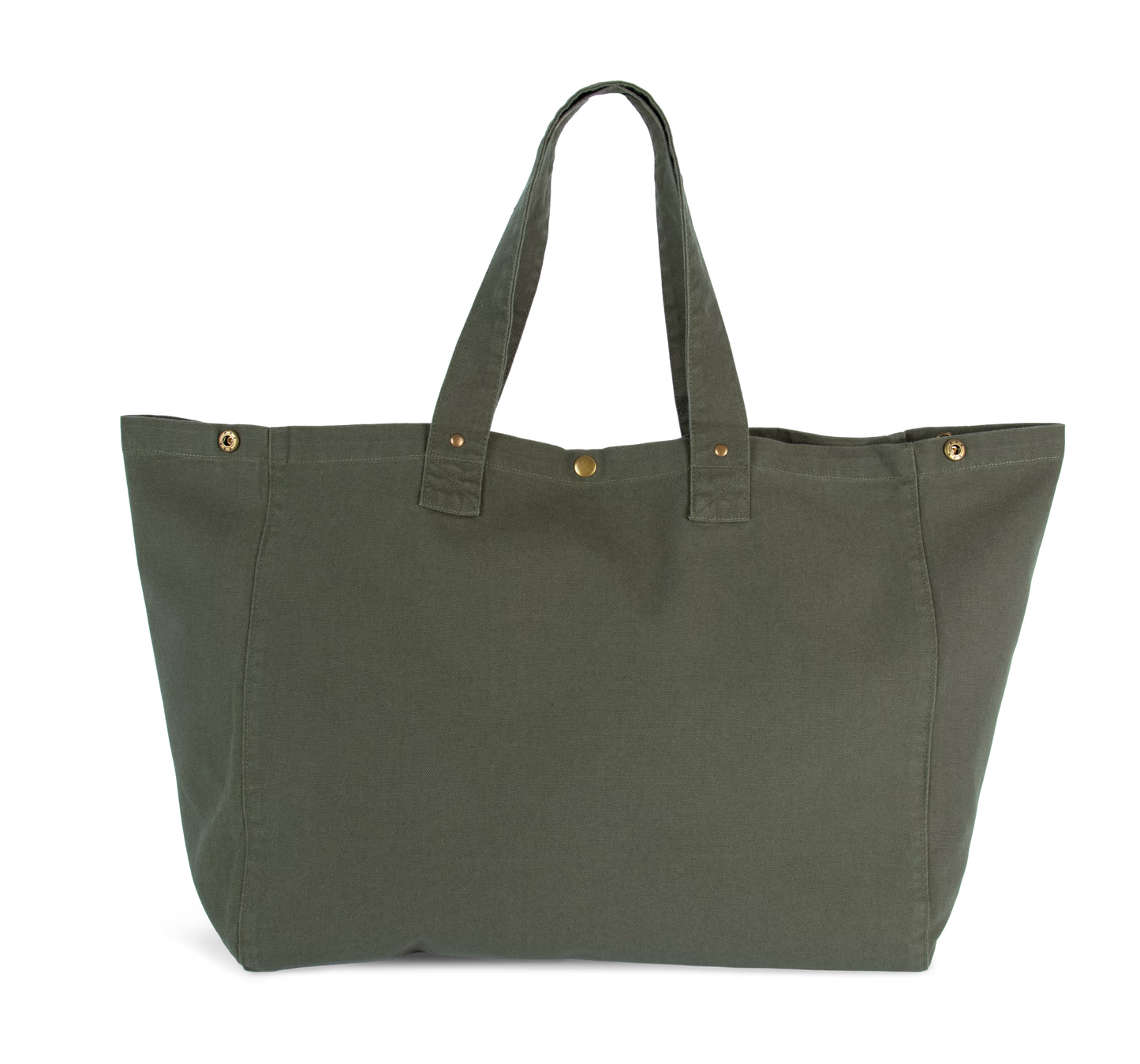 Acessório Camale The Origin Camale Camale Tote em tecido verde lavado, com alça e detalhes de estilo casual e moderno.