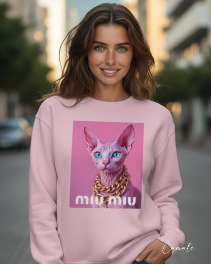 Sweatshirt Sphynx Miu - Camale