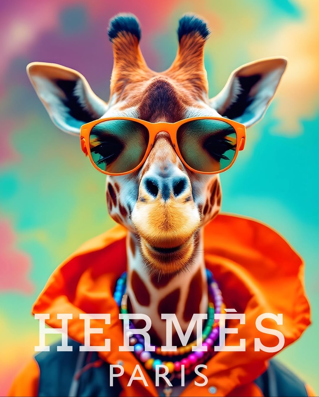 Sweatshirt H Giraffe - Camale