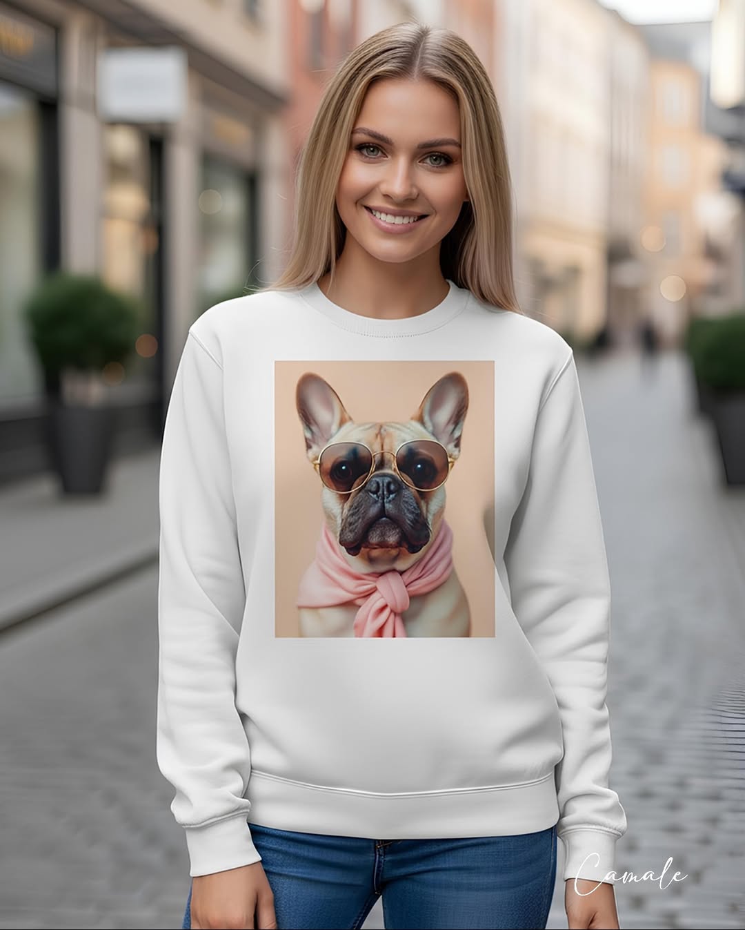 Sweatshirt Lovelly fawn - Camale