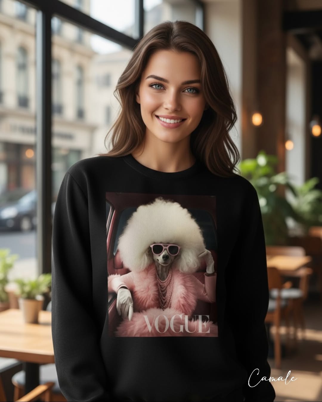 Sweatshirt Pinky V - Camale