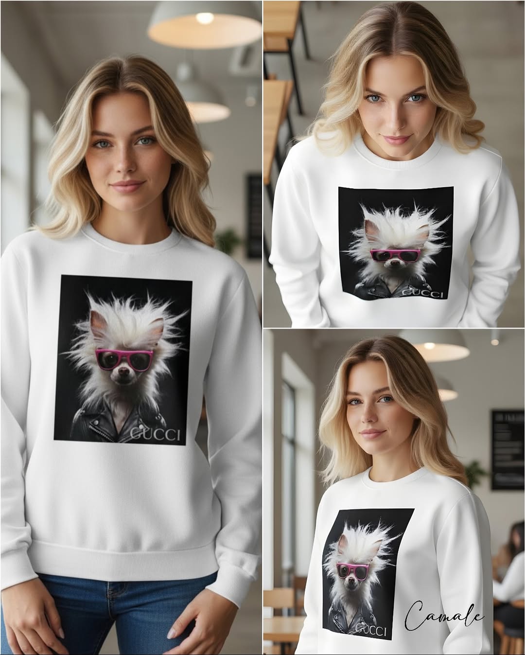 Sweatshirt Disheveled G - Camale