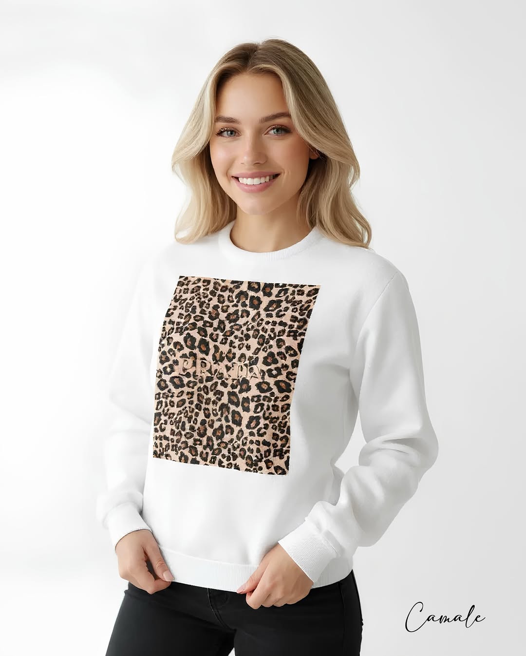Sweatshirt P Leopard - Camale