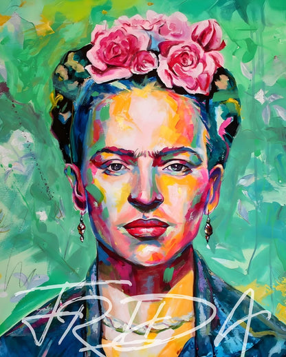 Sweatshirt Viva La Frida - Camale