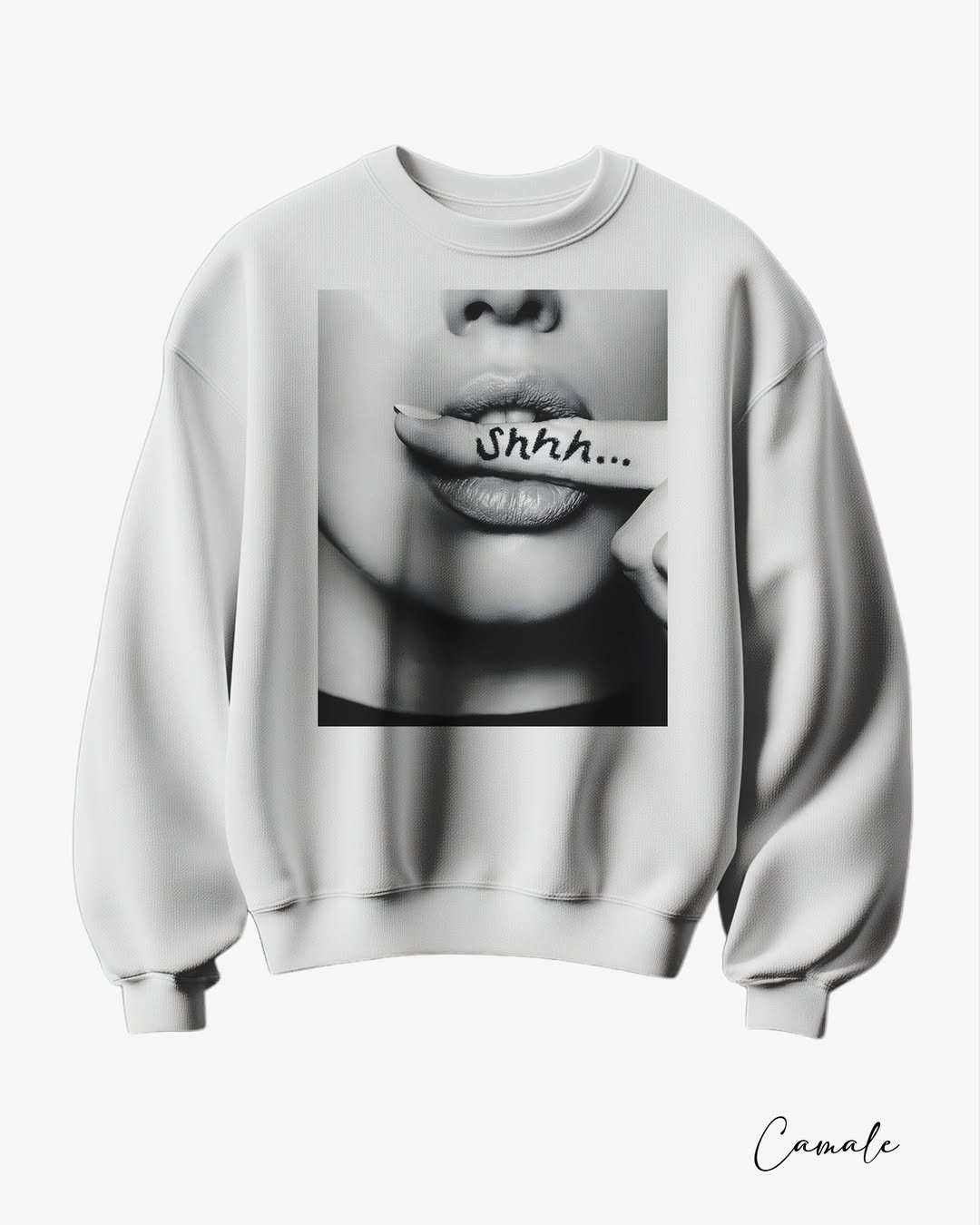 Sweatshirt Shhh - Camale