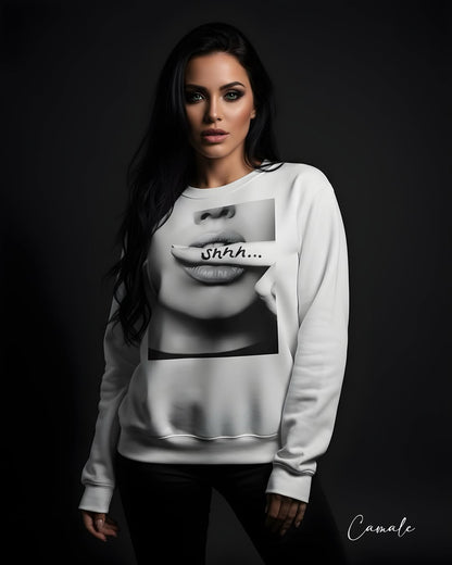 Sweatshirt Shhh - Camale