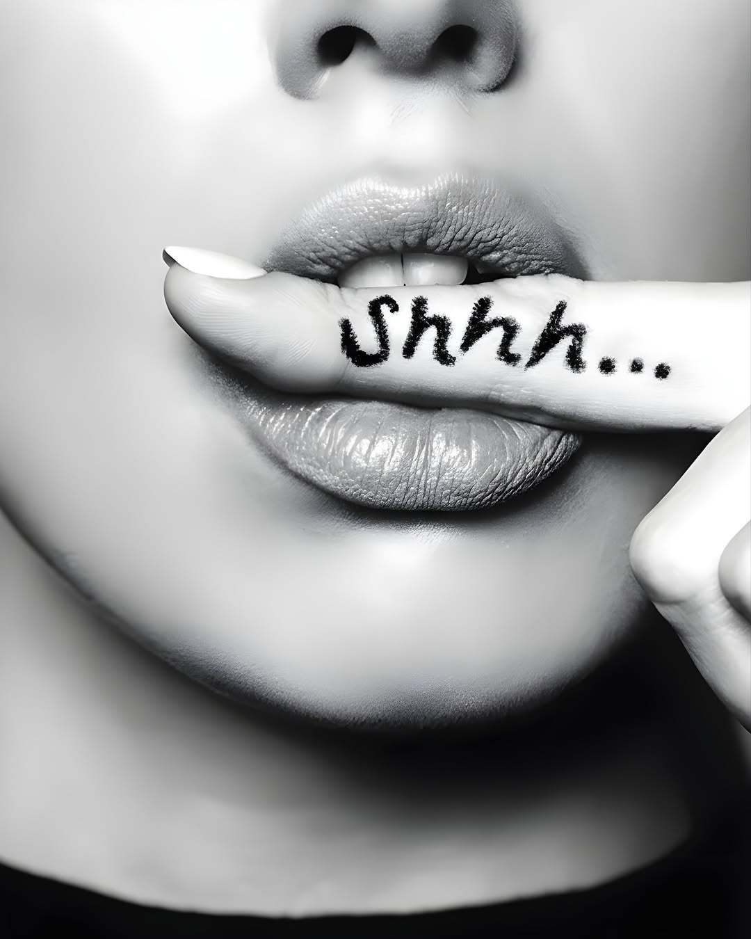 Sweatshirt Shhh - Camale