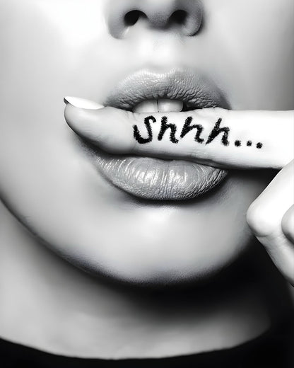 Sweatshirt Shhh - Camale