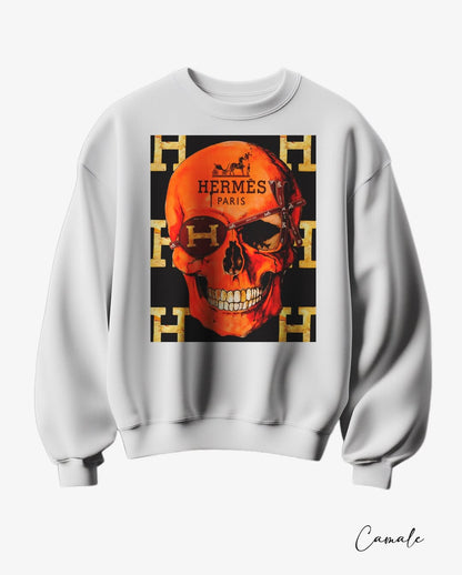 Sweatshirt H Skull - Camale
