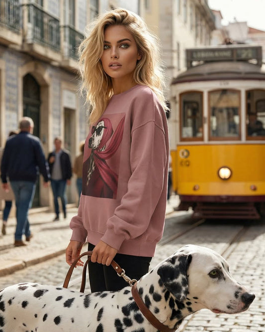 Sweatshirt The Dalmatian Diva - Camale