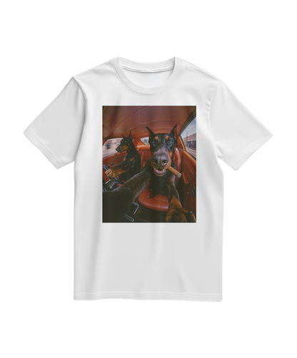 T-shirt Smoking Paws