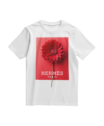 T-shirt Red Bloom Paris