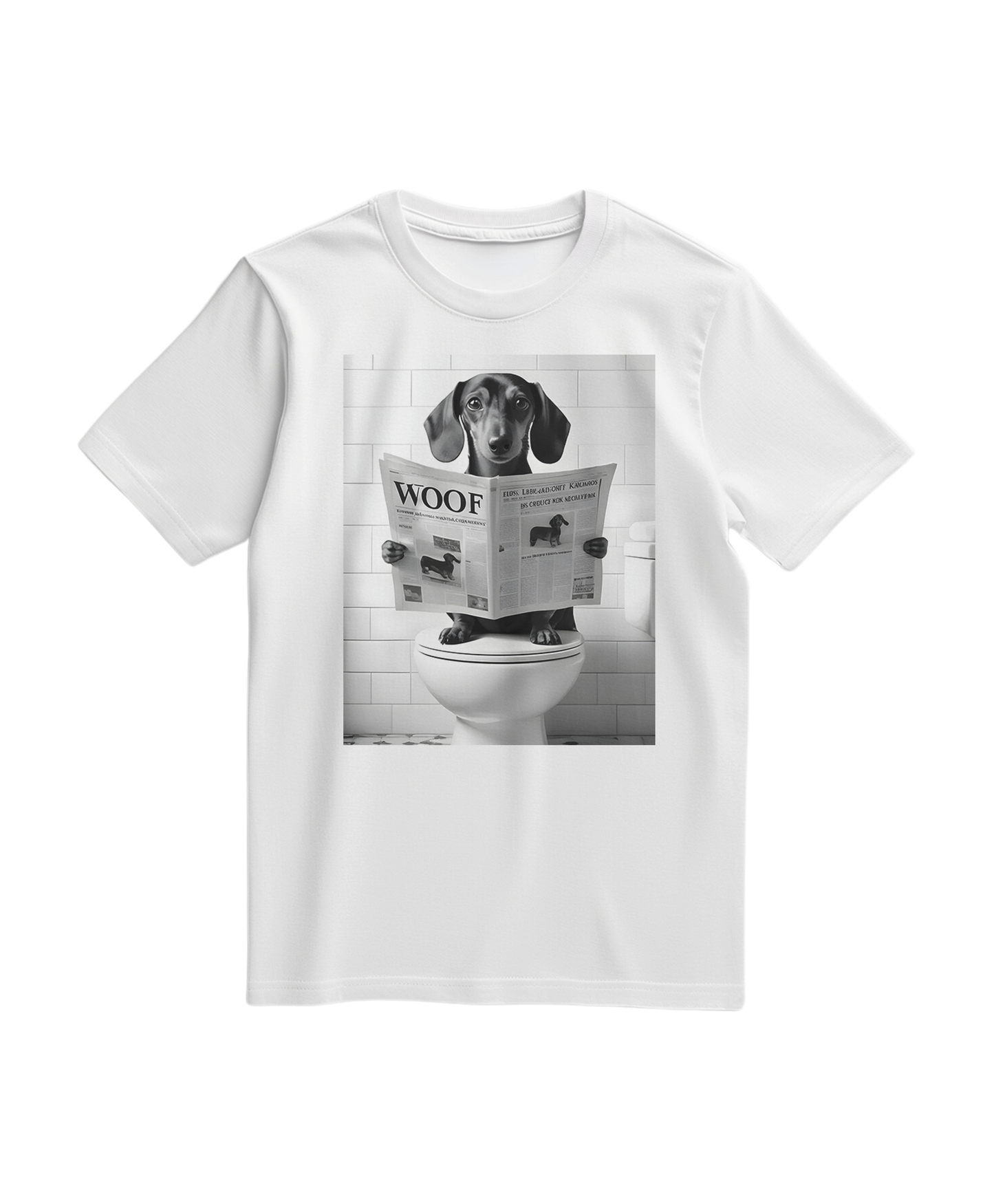 T-shirt WOOF Gazette Reader