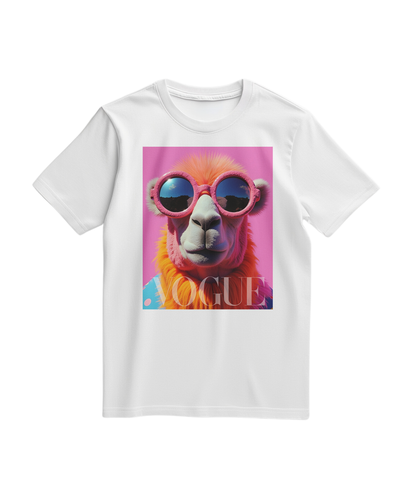 T-shirt Pink Camel Icon