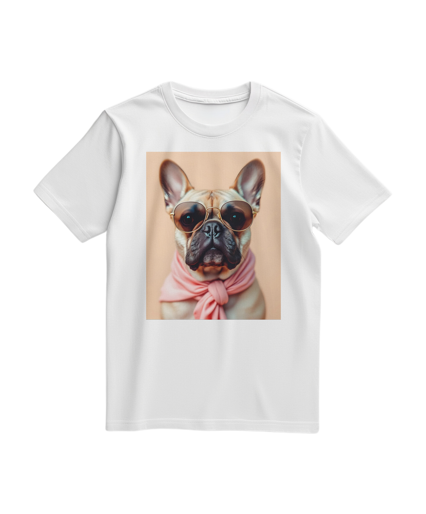 Camiseta branca Royal Muse da Camalestore, tecido confortável, com detalhe de estampa minimalista na frente.