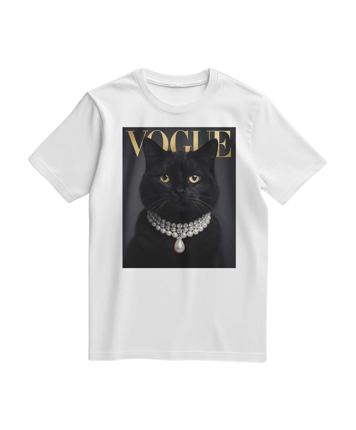 T-shirt Black Cat V