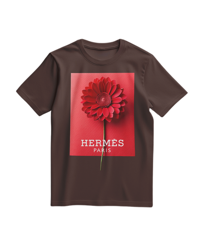T-shirt Red Bloom Paris