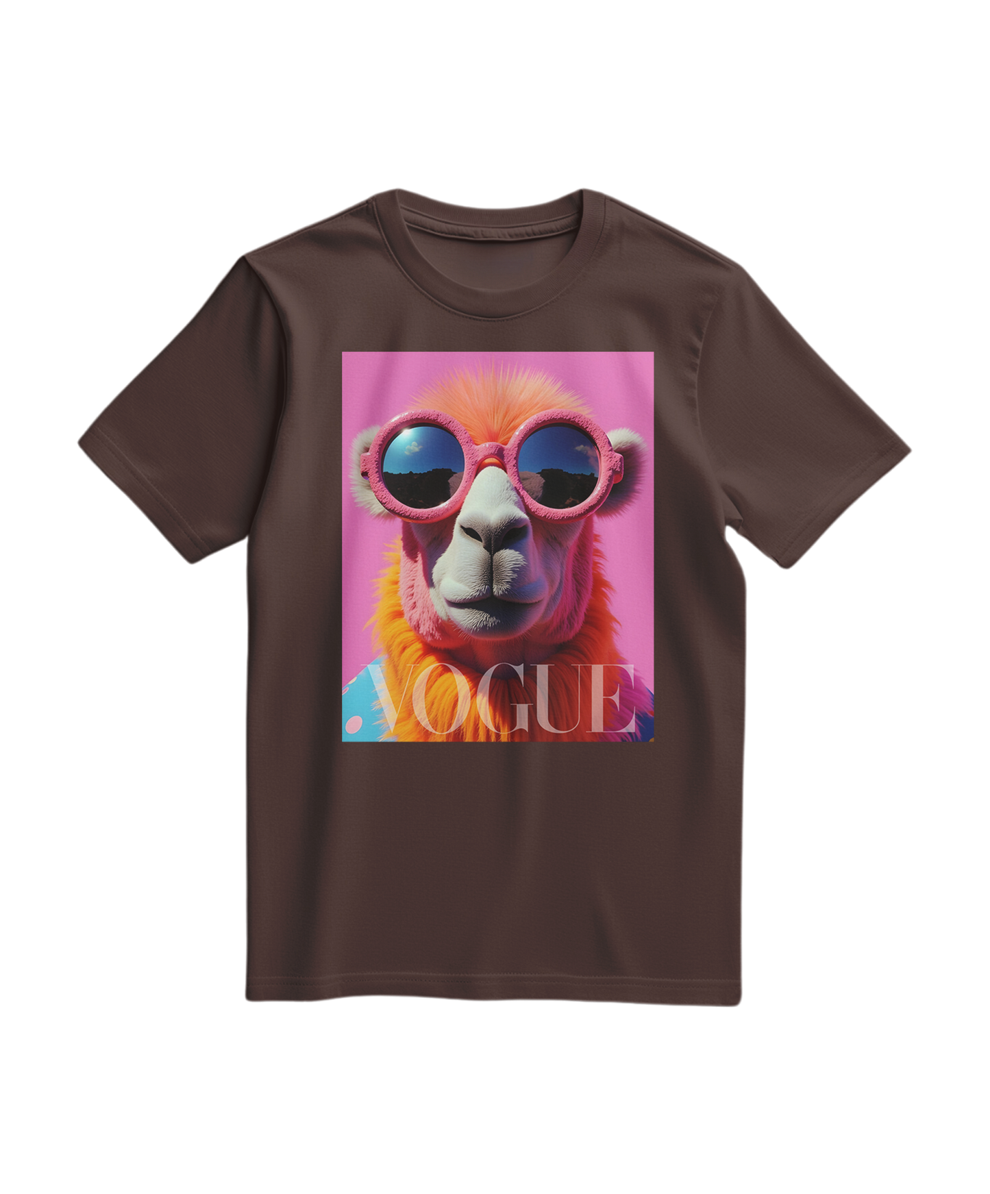 T-shirt Pink Camel Icon