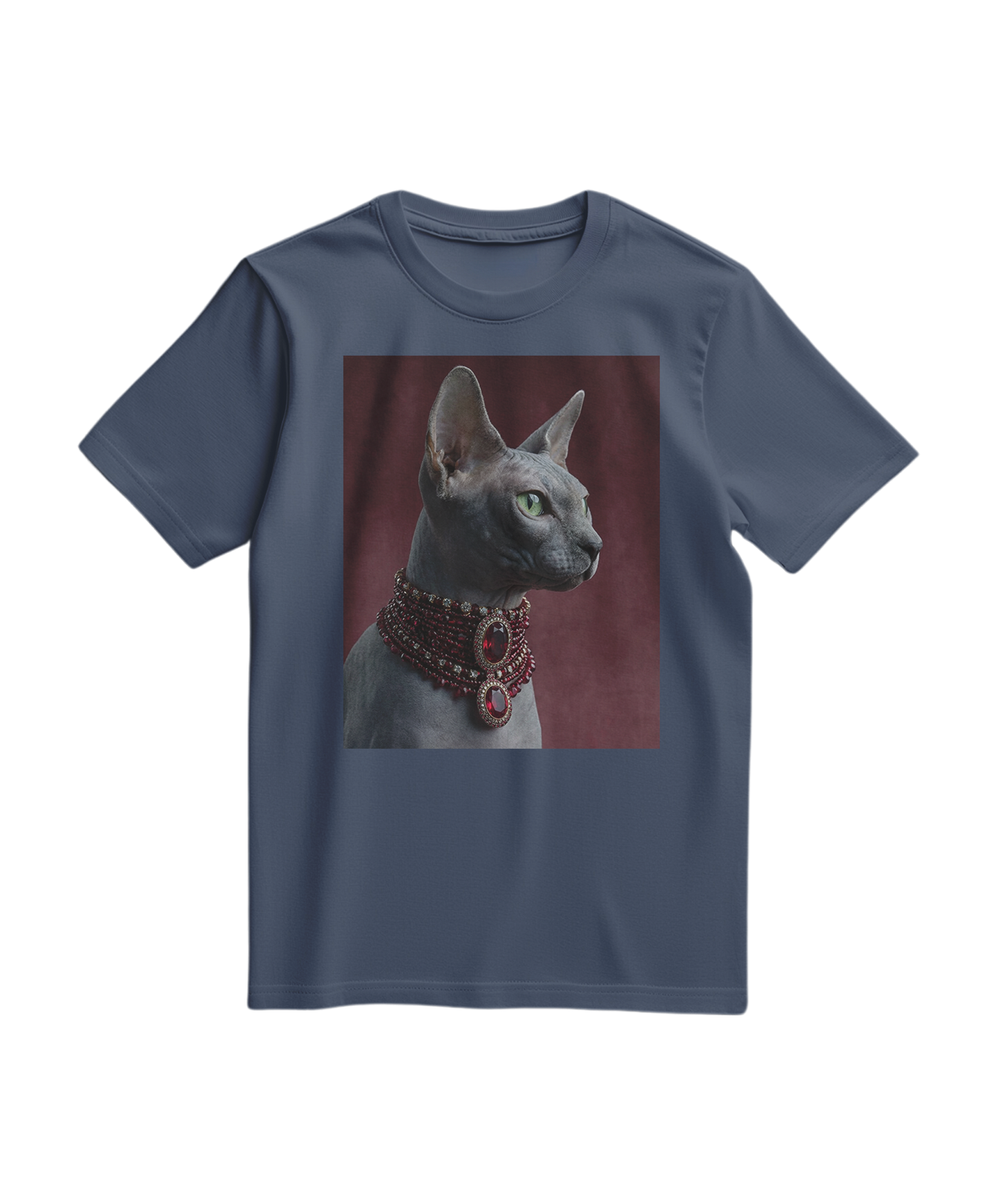 Camalestore T-shirt Emerald Muse Elite azul escuro, com design elegante e tecido confortável, visível na imagem.