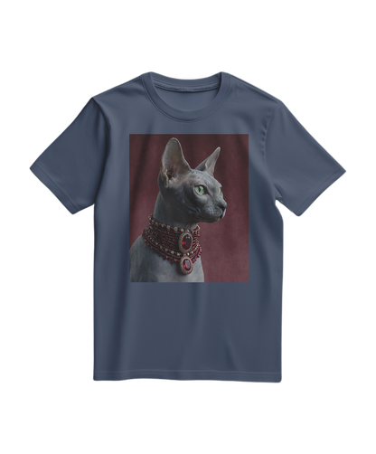 Camalestore T-shirt Emerald Muse Elite azul escuro, com design elegante e tecido confortável, visível na imagem.