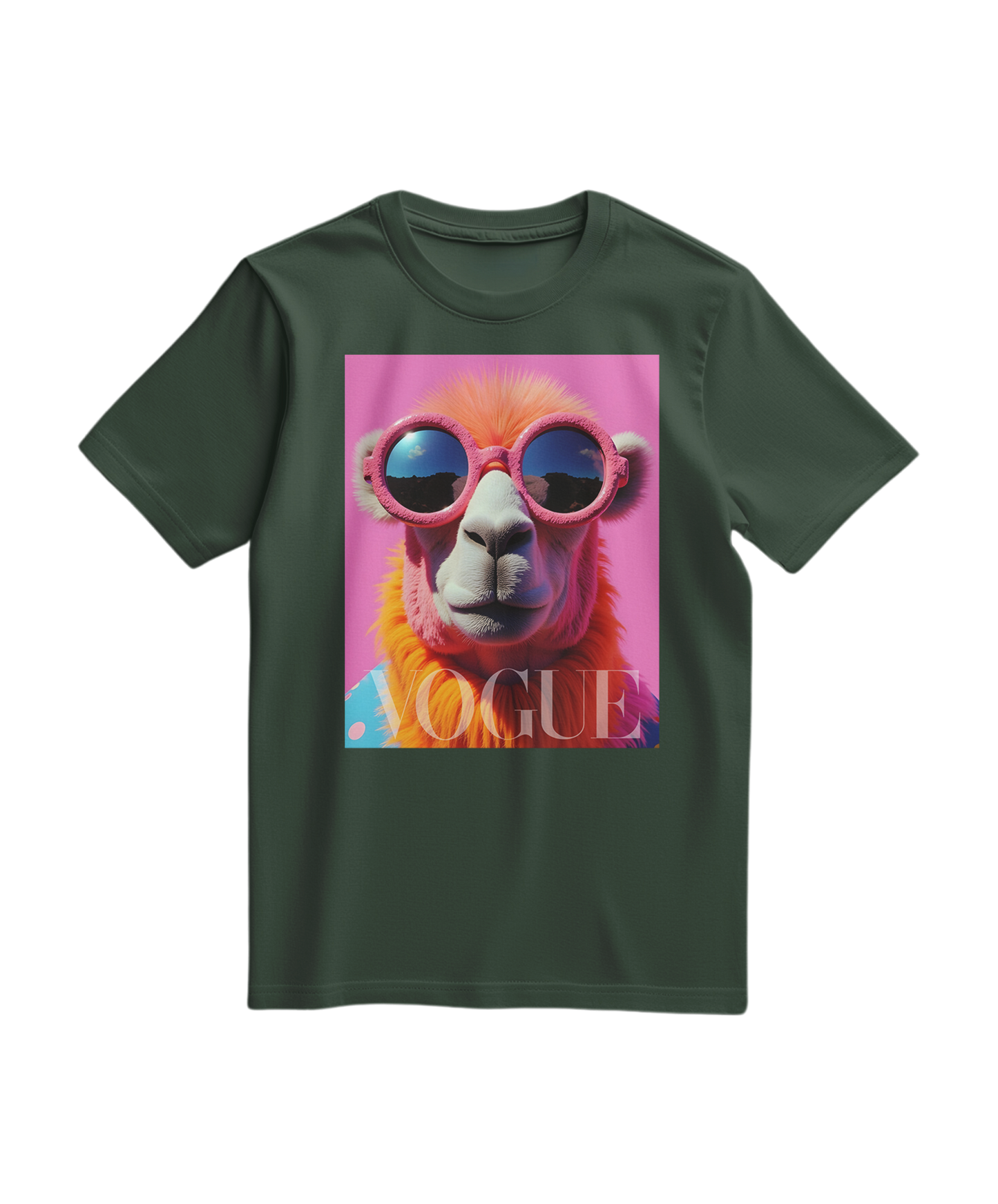T-shirt Pink Camel Icon
