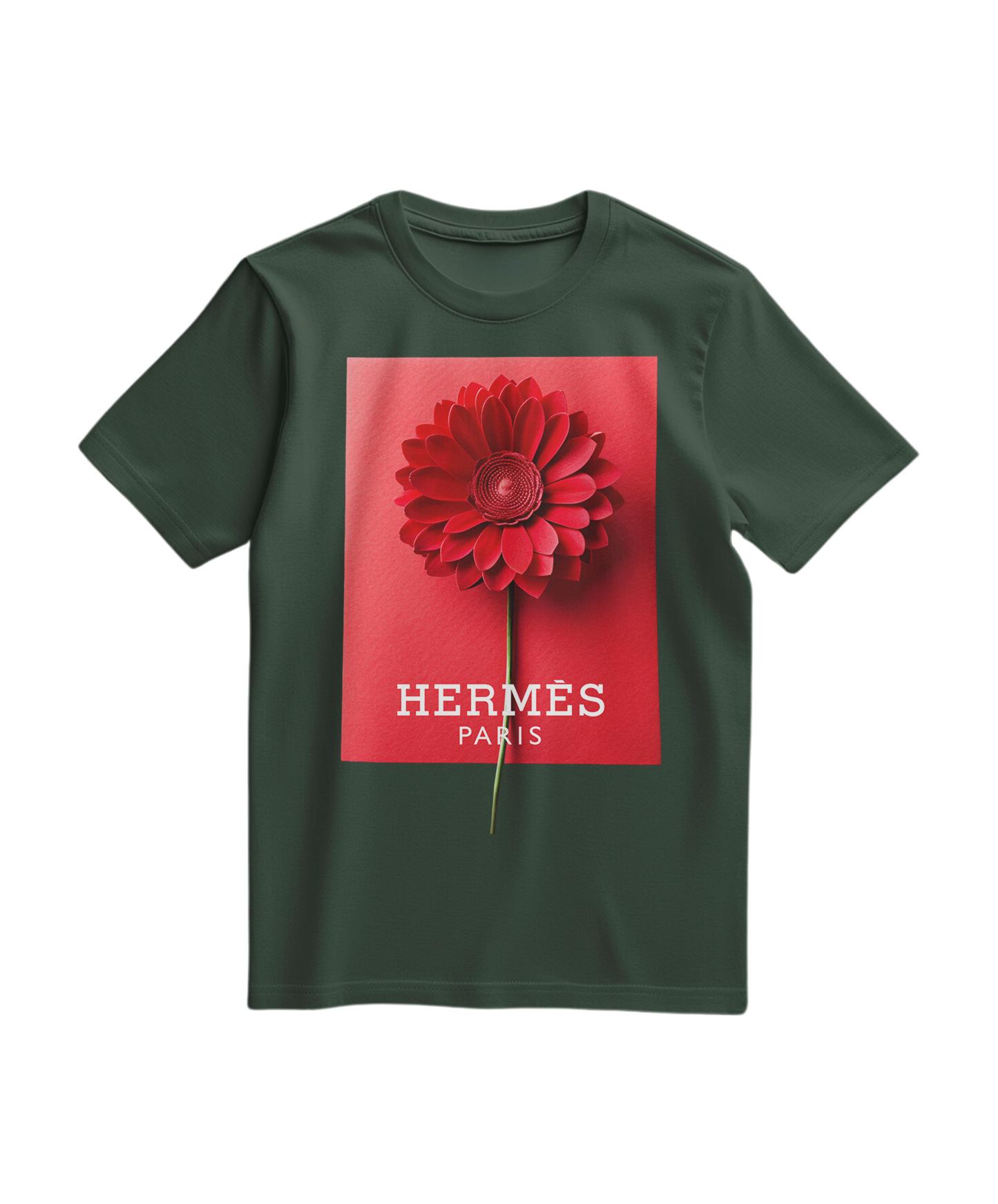 T-shirt Red Bloom Paris