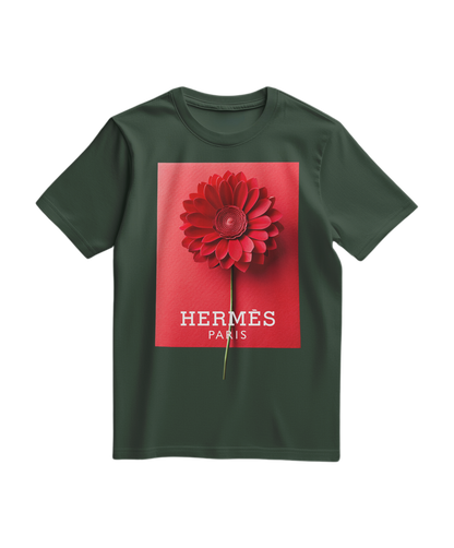 T-shirt Red Bloom Paris