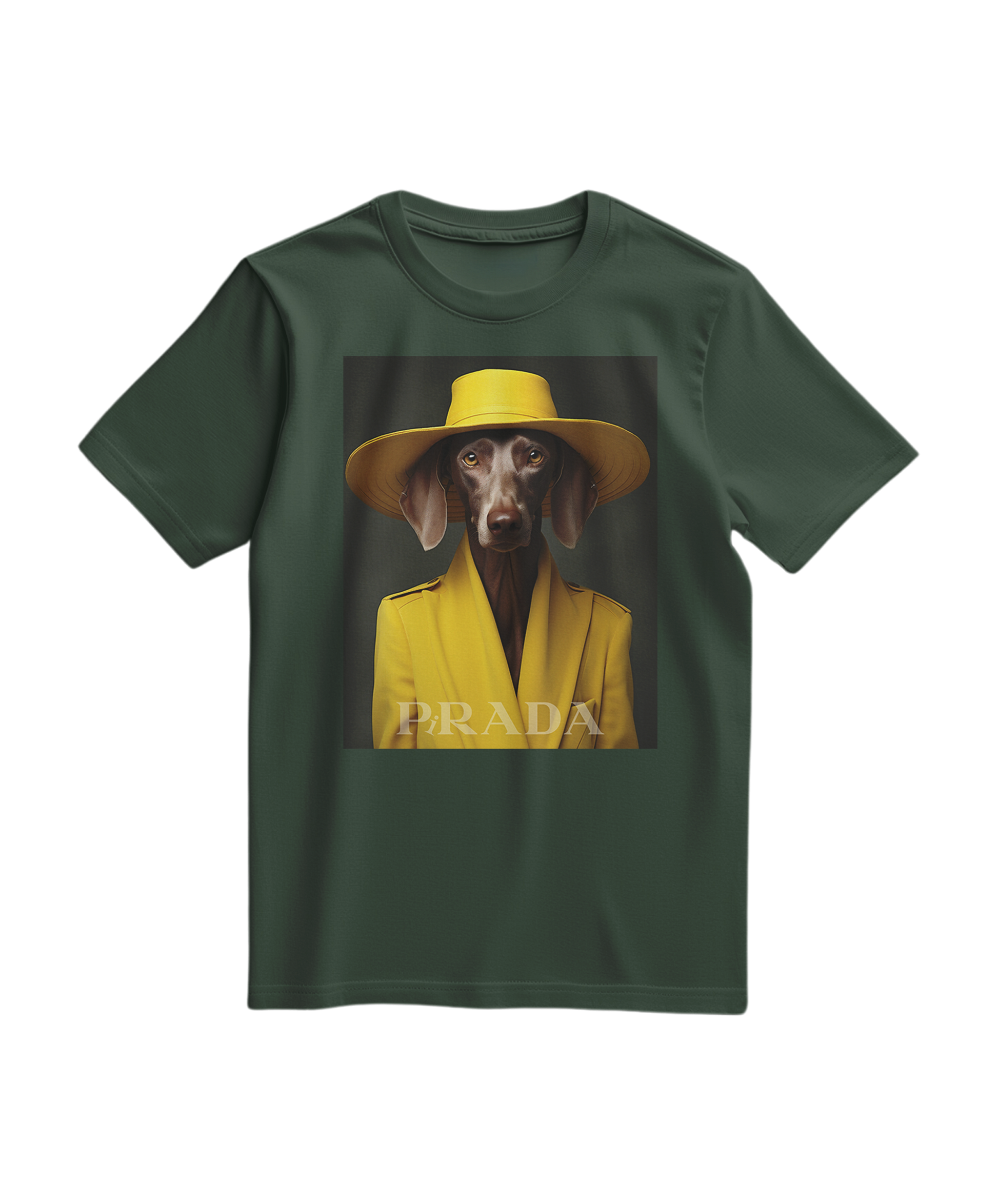 Camalestore camiseta amarela T-shirt Wei com design na frente, tecido confortável e estilo casual.