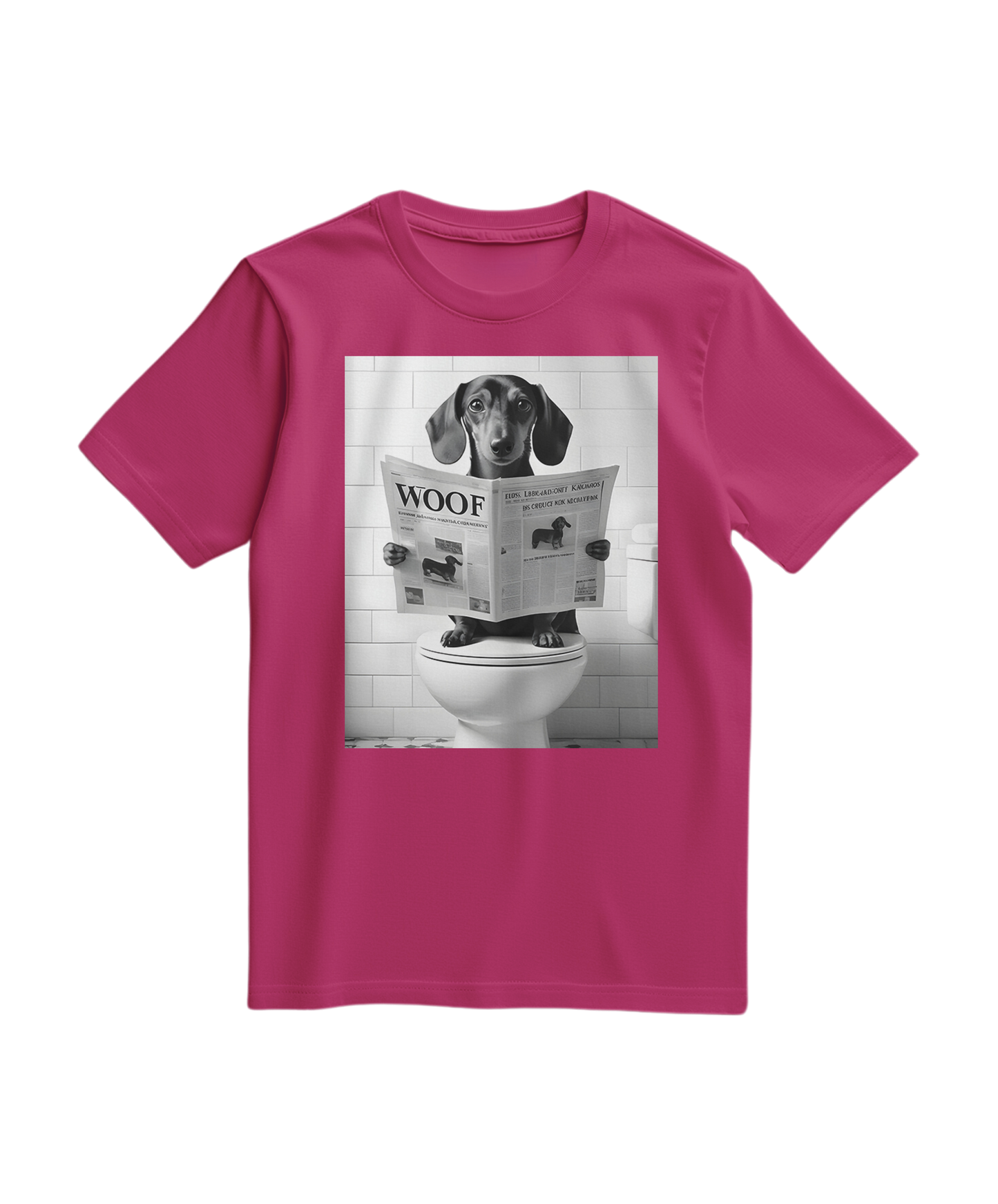 T-shirt WOOF Gazette Reader