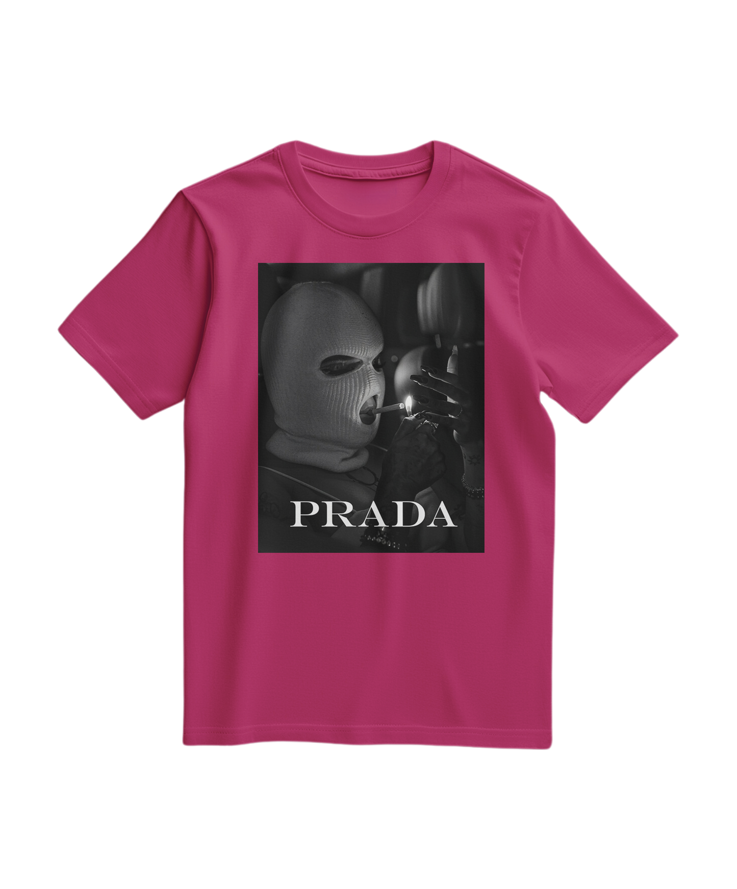 Camiseta Urban Rebel da Camalestore em fuscia com design moderno, vista de frente, tecido confortável, para estilo casual.