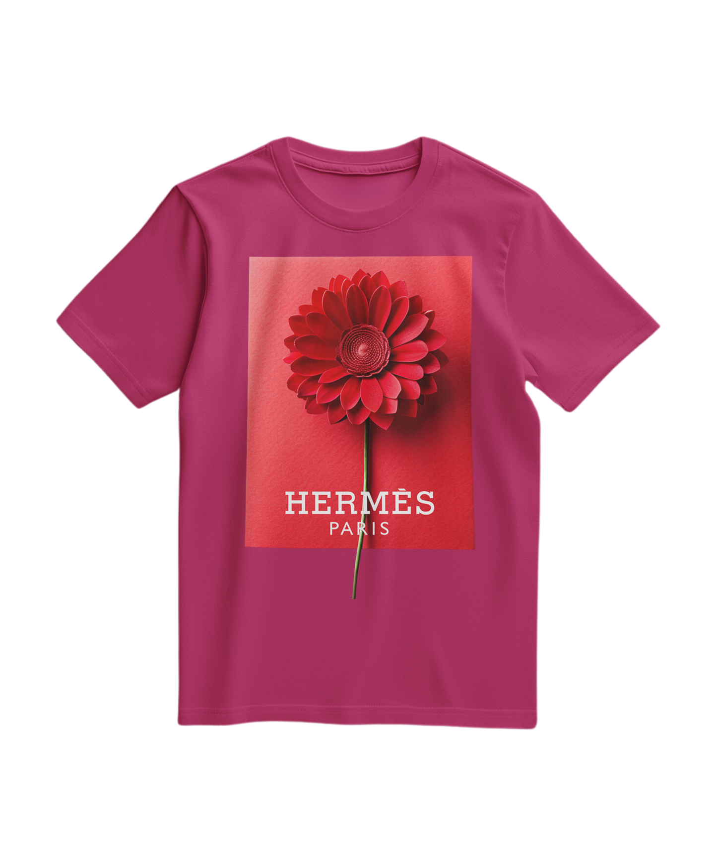 T-shirt Red Bloom Paris