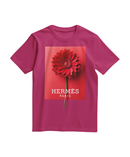 T-shirt Red Bloom Paris