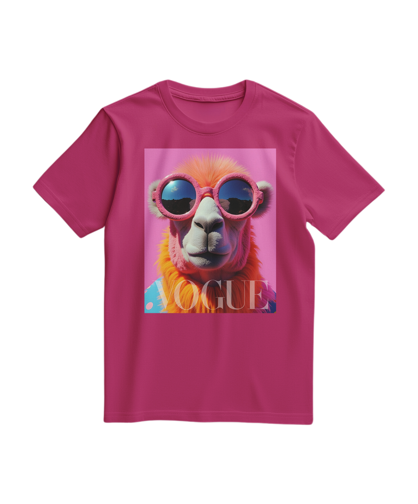 T-shirt Pink Camel Icon