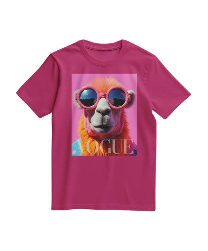 T-shirt Pink Camel Icon